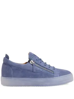 Giuseppe Zanotti: Голубые кроссовки  Frankie