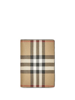 Burberry: Бежевый картхолдер Vintage Check