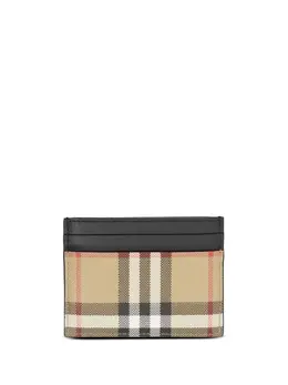 Burberry: Бежевый картхолдер Vintage Check