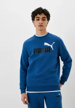 PUMA: Синий свитшот