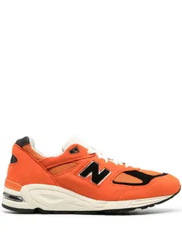 New Balance: Оранжевые кроссовки 