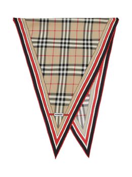 Burberry: Бежевый шарф  Vintage Check