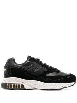 Saucony: Чёрные кроссовки  Grid