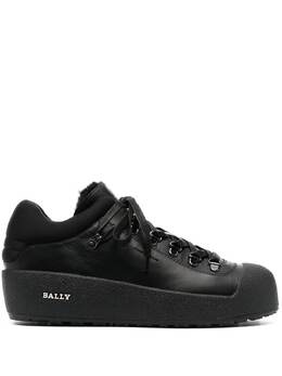 Bally: Чёрные ботинки 