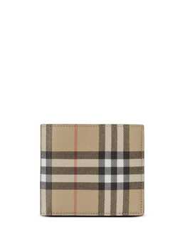 Burberry: Бежевый кошелёк  Vintage Check