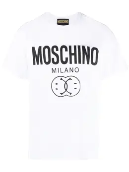 Moschino: Хлопковая футболка 