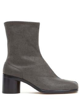 Maison Margiela: Тёмные ботинки  Tabi