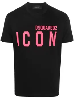 Dsquared2: Футболка  Icon с принтом