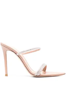 Gianvito Rossi: Бежевые сандалии 
