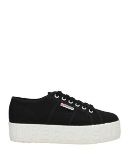 SUPERGA: Чёрные кроссовки 