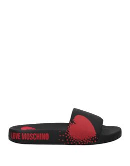 LOVE MOSCHINO: Чёрные сандалии 