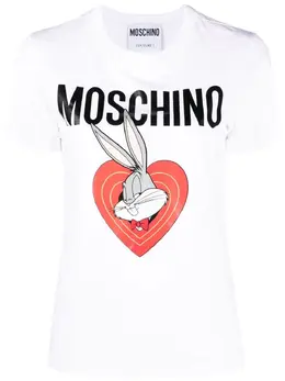 Moschino: Футболка с принтом