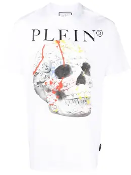 Philipp Plein: Футболка  Skull с принтом