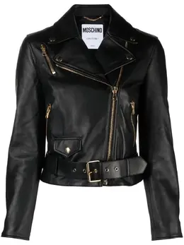 Moschino: Куртка Biker Jacket с принтом