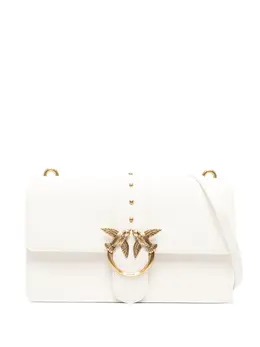 PINKO: Белая сумка через плечо  Love
