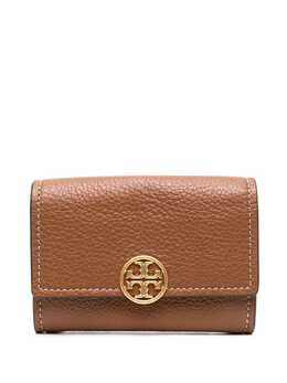 Tory Burch: Коричневый кошелёк  Mini Miller