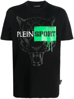 Plein Sport: Короткая футболка 