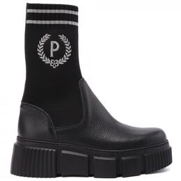 Pollini: Чёрные ботинки 
