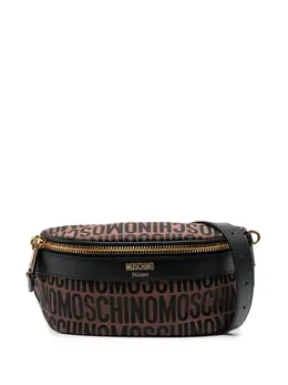 Moschino: Коричневая сумка 