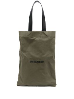 Jil Sander: Сумка-шоппер с принтом 