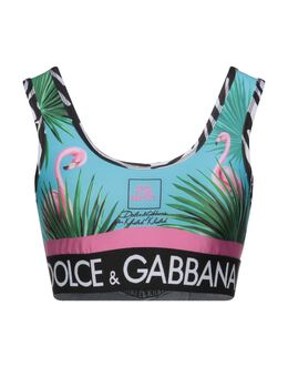 DOLCE & GABBANA: Топ с растительным принтом 