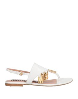 MOSCHINO: Белые сандалии 
