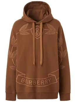 Burberry: Коричневая толстовка 