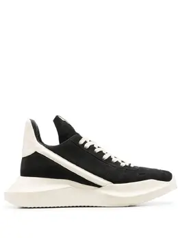 Rick Owens: Чёрные кроссовки  Geth