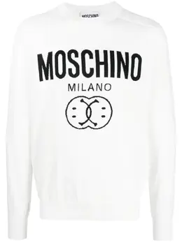 Moschino: Свитшот с принтом 