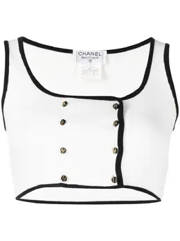 Chanel Pre-Owned: Трикотажная майка