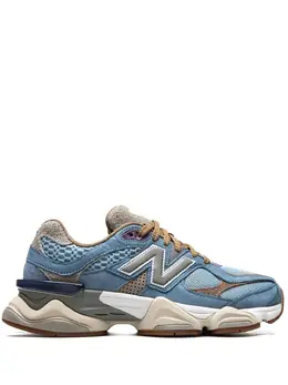 New Balance: Голубые кроссовки  9060