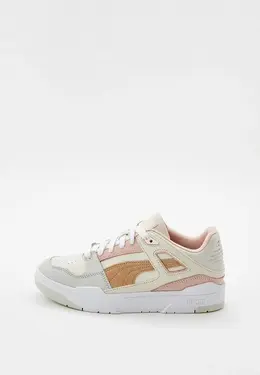 PUMA: Бежевые кеды 