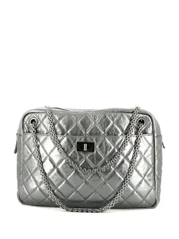 Chanel Pre-Owned: Серебристая сумка 