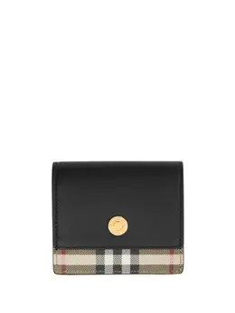 Burberry: Чёрный кошелёк  Vintage Check