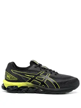 ASICS: Чёрные кроссовки 