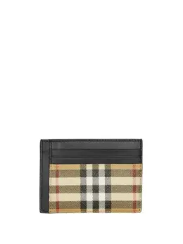 Burberry: Бежевый картхолдер Vintage Check