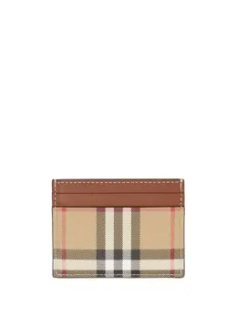 Burberry: Бежевый картхолдер Vintage Check