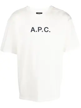 A.P.C.: Футболка с принтом 