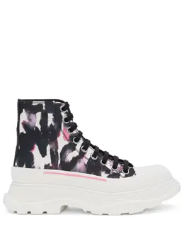 Alexander McQueen: Чёрные ботинки  Tread Slick