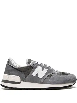 New Balance: Светлые кроссовки  990