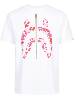 A BATHING APE®: Белая футболка 