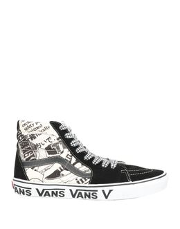 VANS: Чёрные кроссовки 