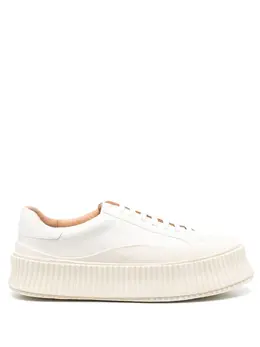 Jil Sander: Белые кроссовки 