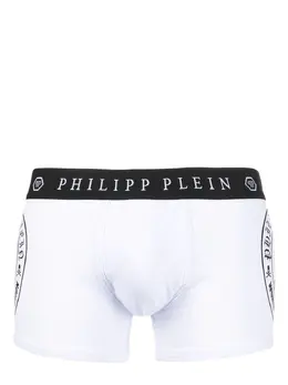 Philipp Plein: Белые шорты  Skull