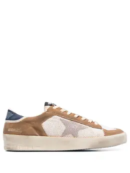 Golden Goose: Белые кроссовки  Stardan