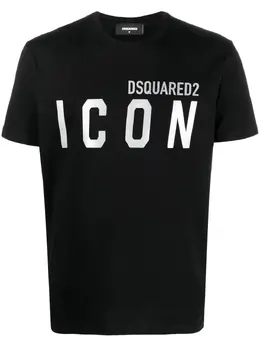 Dsquared2: Футболка  Icon с принтом