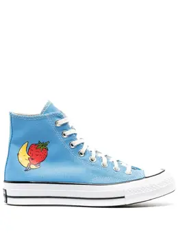 Converse: Голубые кроссовки 