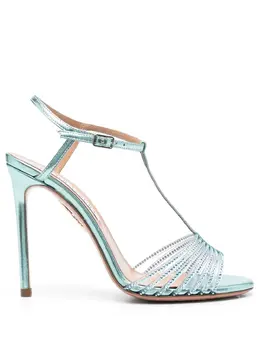 Aquazzura: Голубые сандалии 