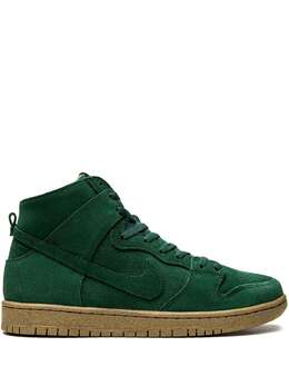 Nike: Тёмные кроссовки  SB Dunk High