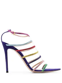 Gianvito Rossi: Многоцветные сандалии 